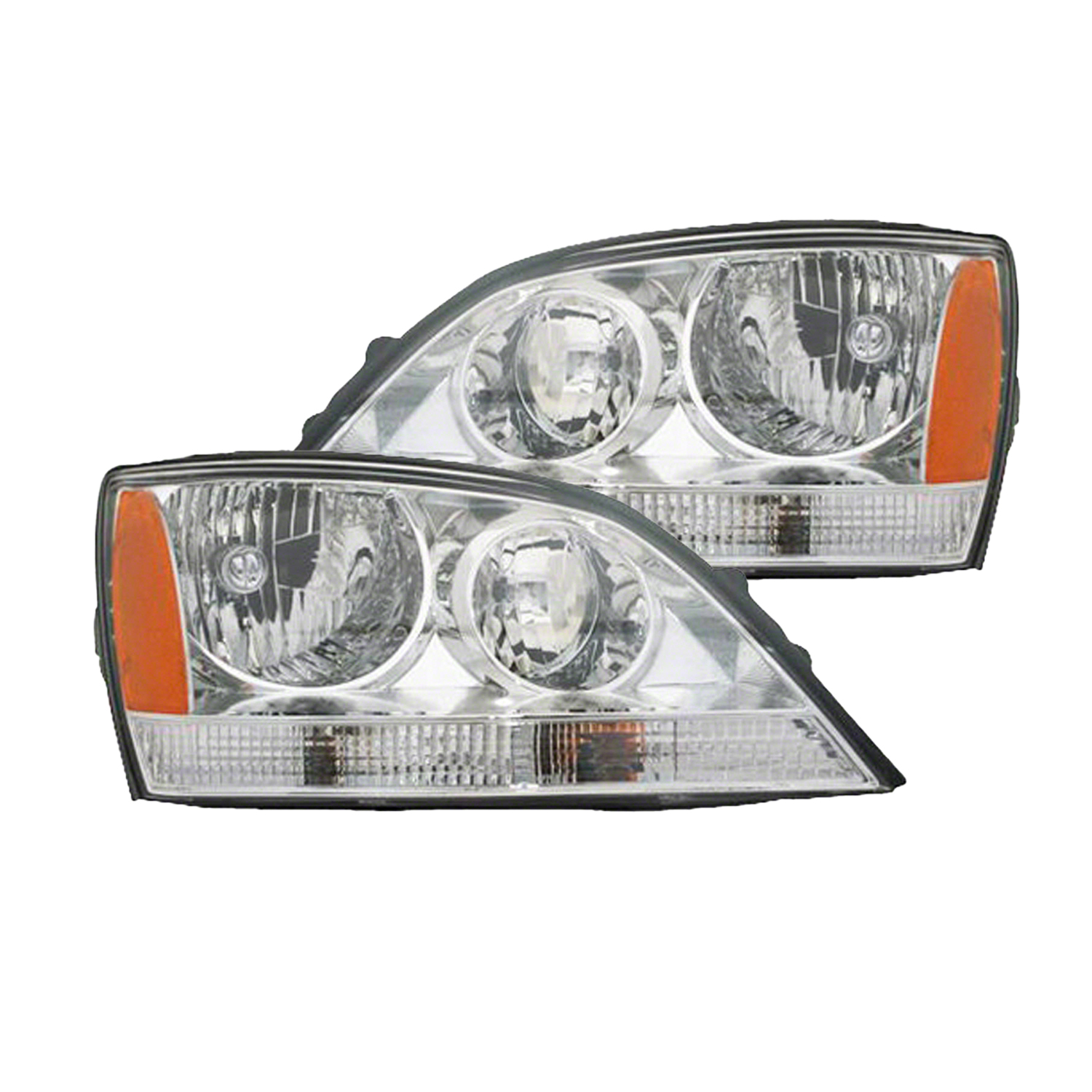 Headlight Set For 05-06 Kia Sorento