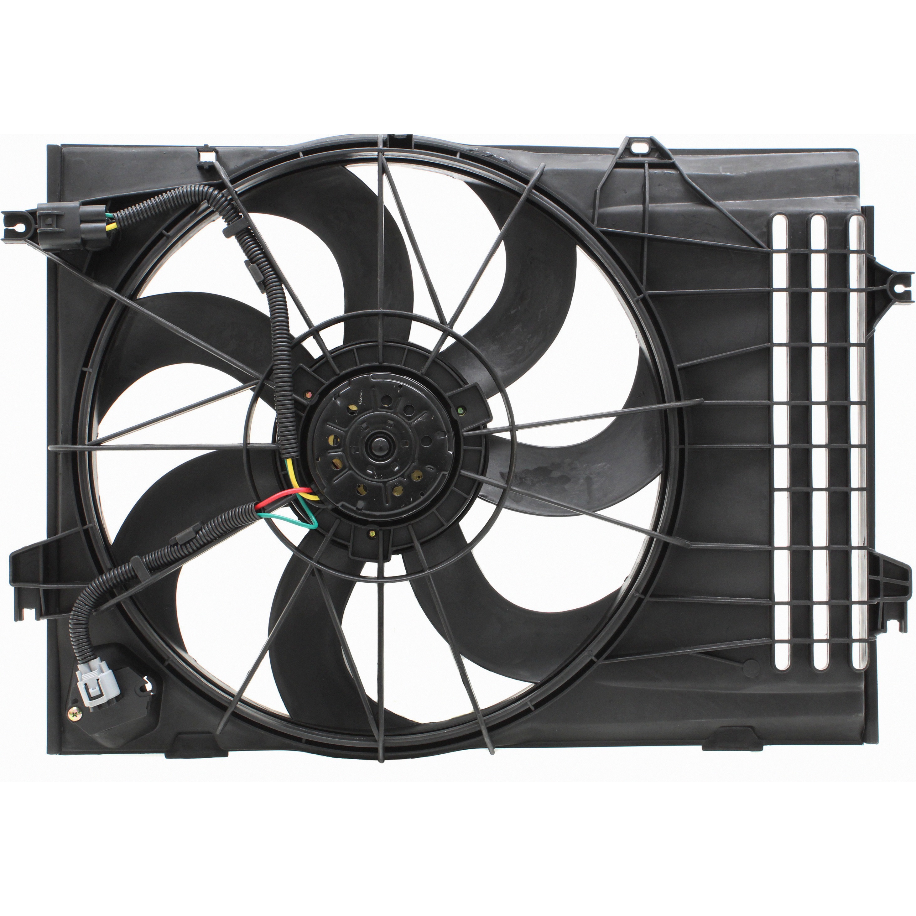 Dual Radiator And Condenser Fan Assembly For 05-09 Hyundai Tucson, 05-07 Kia Sportage