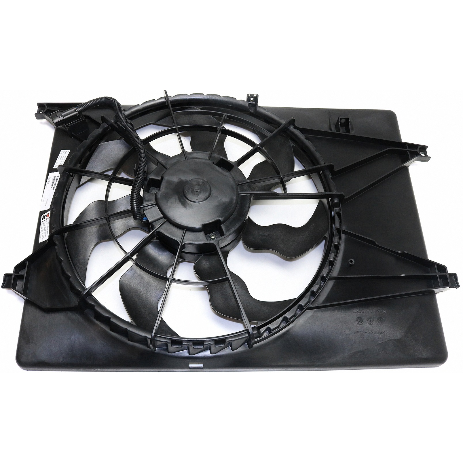 Dual Radiator And Condenser Fan Assembly For 16-20 Kia Sorento