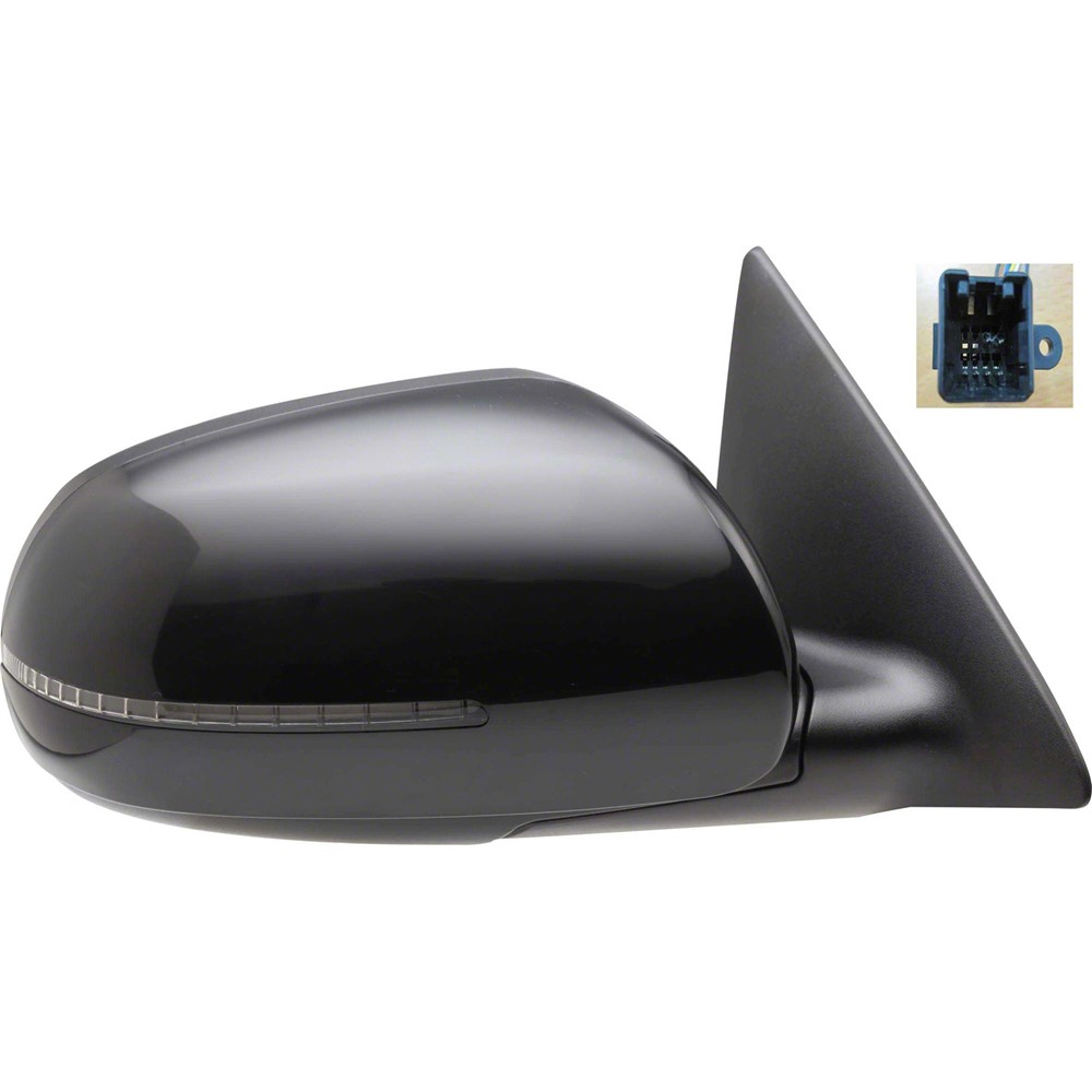 Right Passenger Side Door Mirror For 11-12 Kia Forte Koup