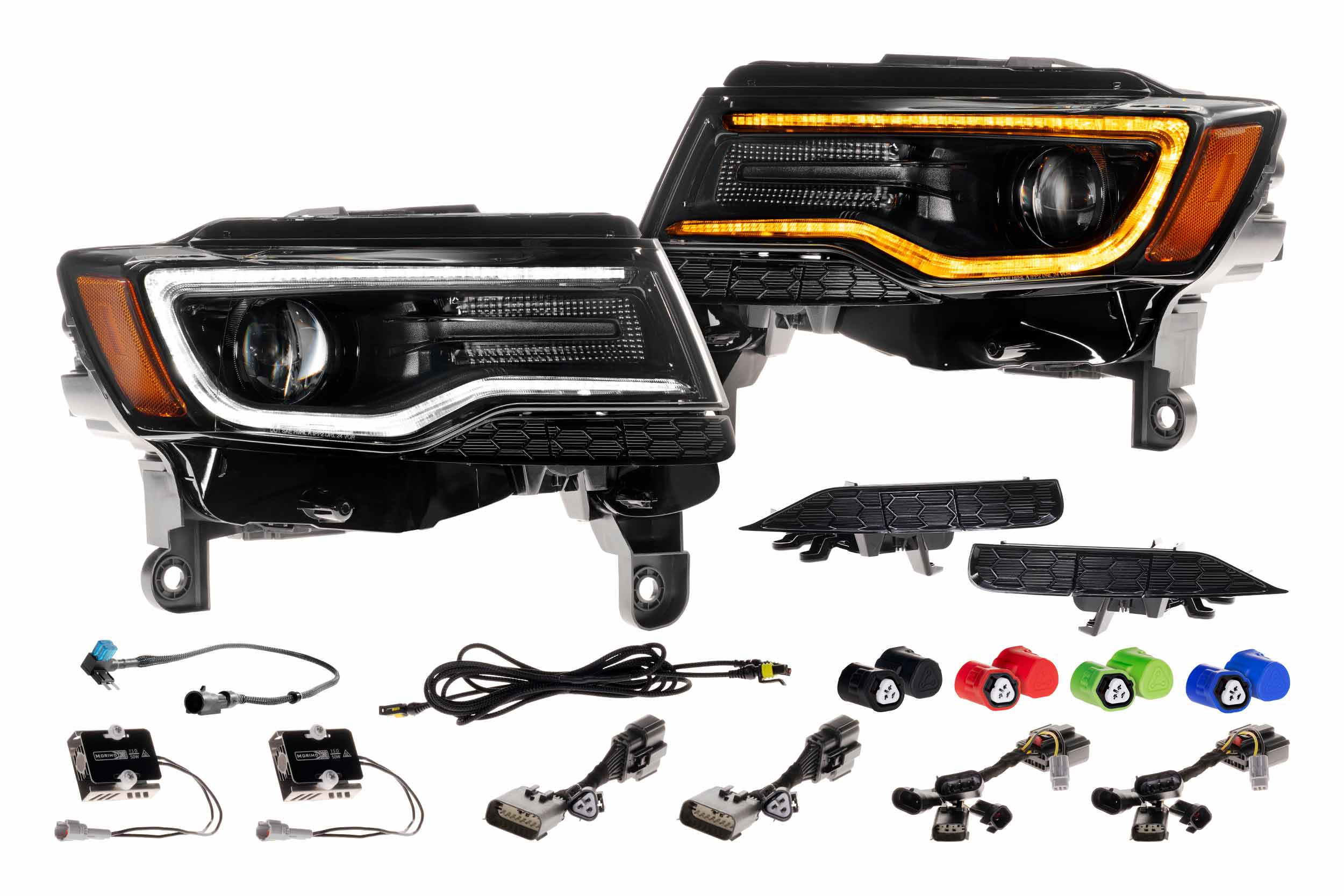 Headlight Set For 14-22 Jeep Grand Cherokee