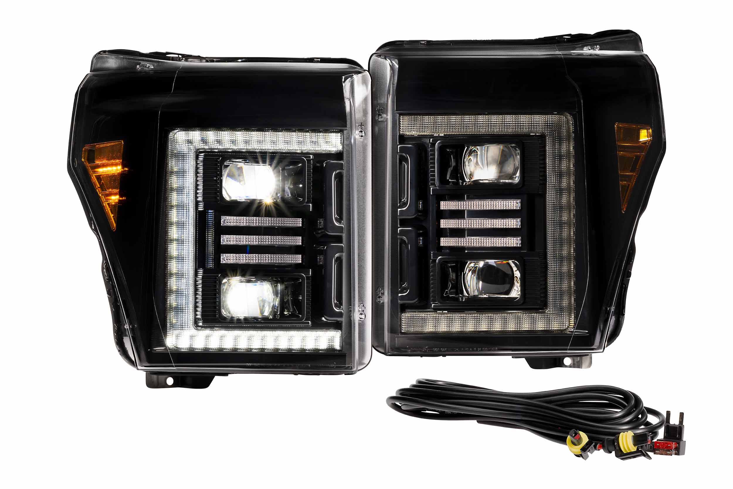 Headlight Set For 11-16 Ford F-250, 11-16 Ford F-350, 11-16 Ford F-450