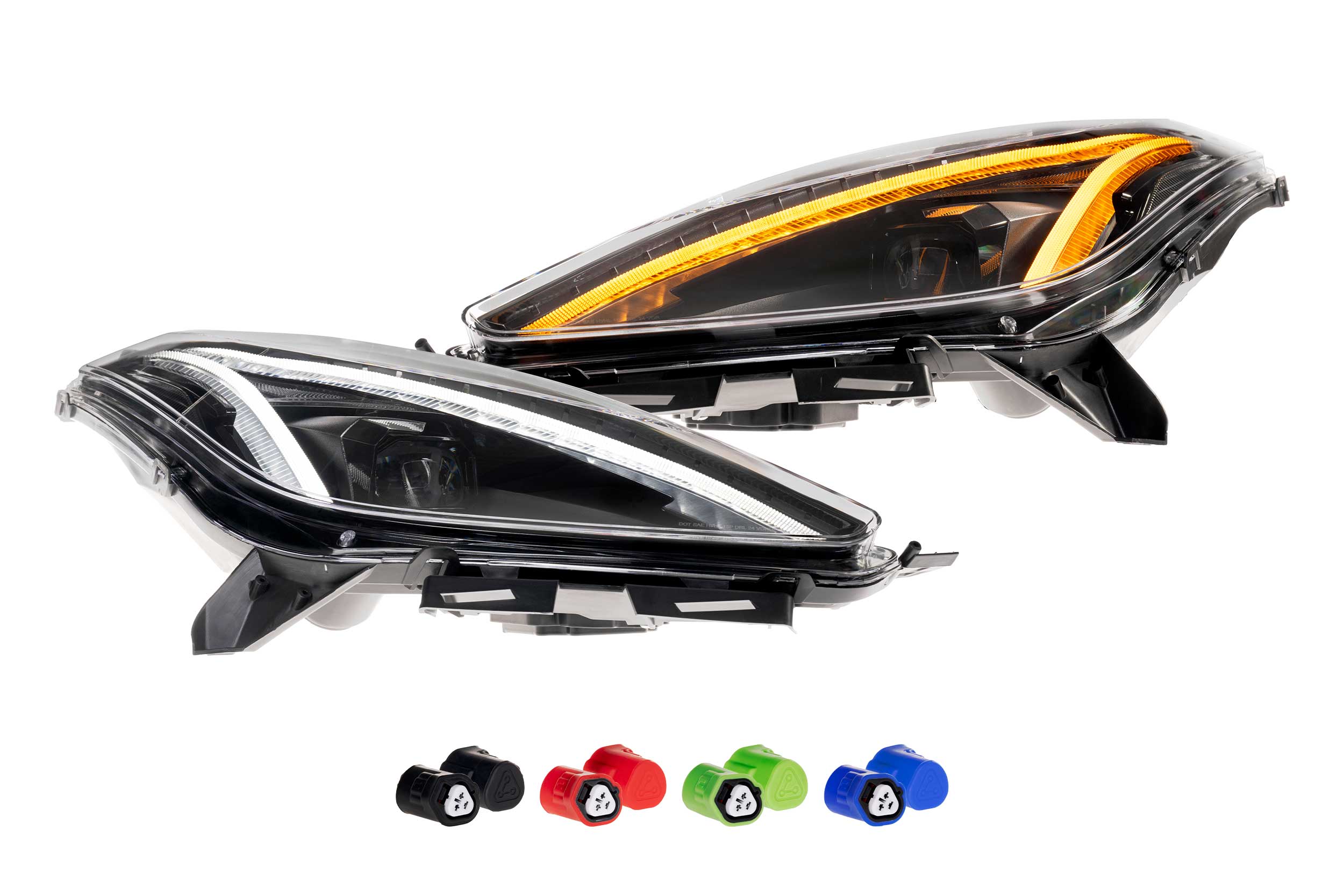 Headlight Set For 14-19 Chevrolet Corvette