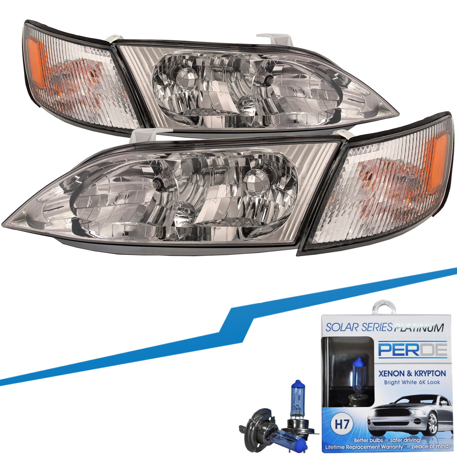 Headlight Set For 97-01 Lexus ES300