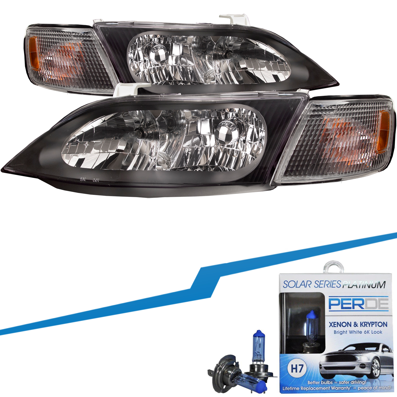 Headlight Set For 97-01 Lexus ES300