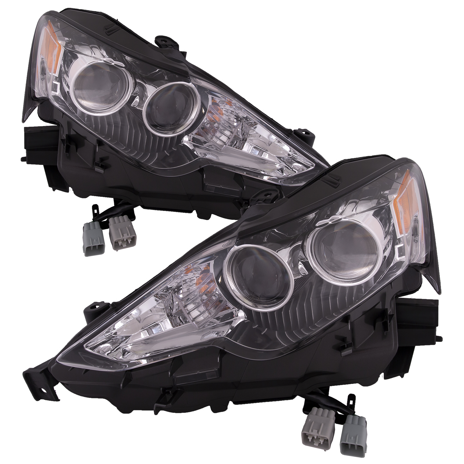 Headlight Set For 16 Lexus IS200t, 14-15 Lexus IS250, 16 Lexus IS300, 14-16 Lexus IS350