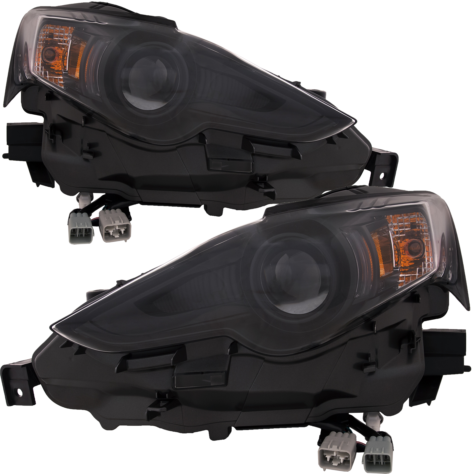 Headlight Set For 16 Lexus IS200t, 14-15 Lexus IS250, 16 Lexus IS300, 14-16 Lexus IS350