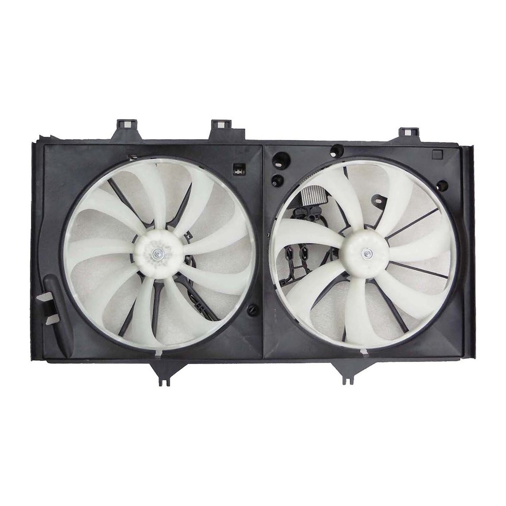 Dual Radiator And Condenser Fan Assembly For 13-18 Lexus ES350
