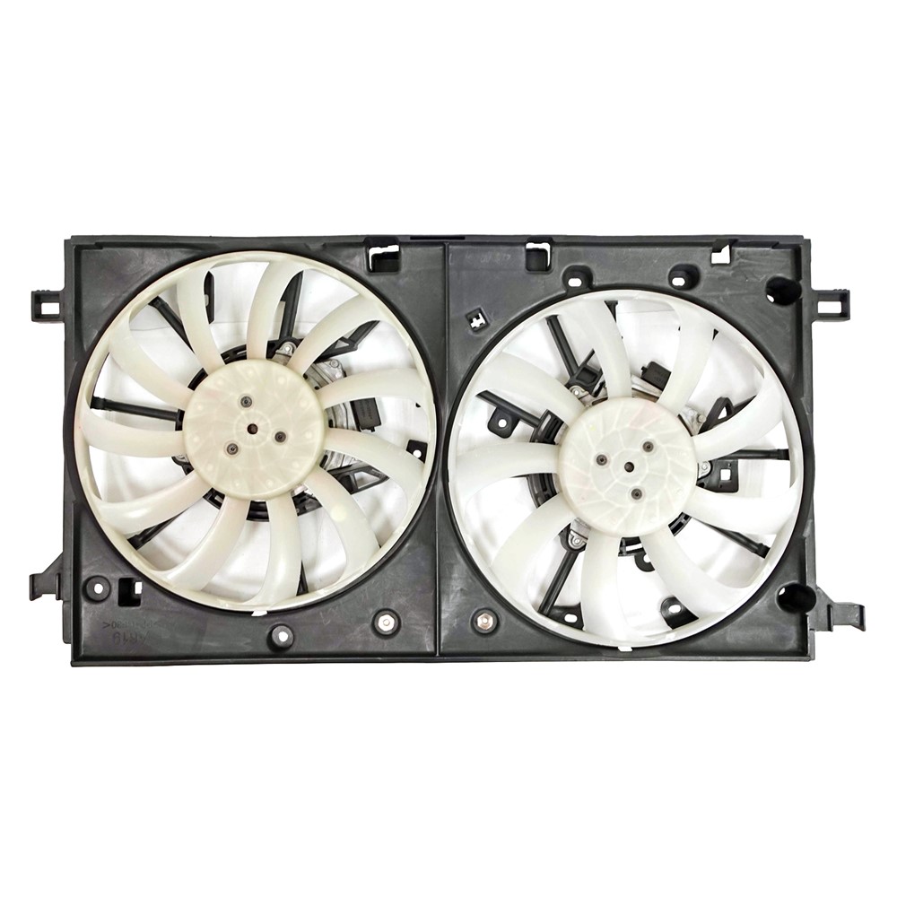 Dual Radiator And Condenser Fan Assembly For 19-24 Lexus UX250h