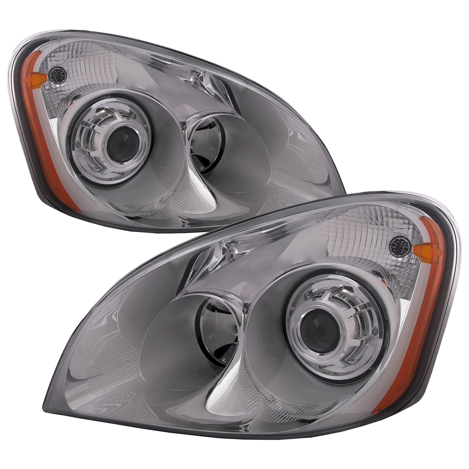 Headlight Set For 08-14 Freightliner Cascadia