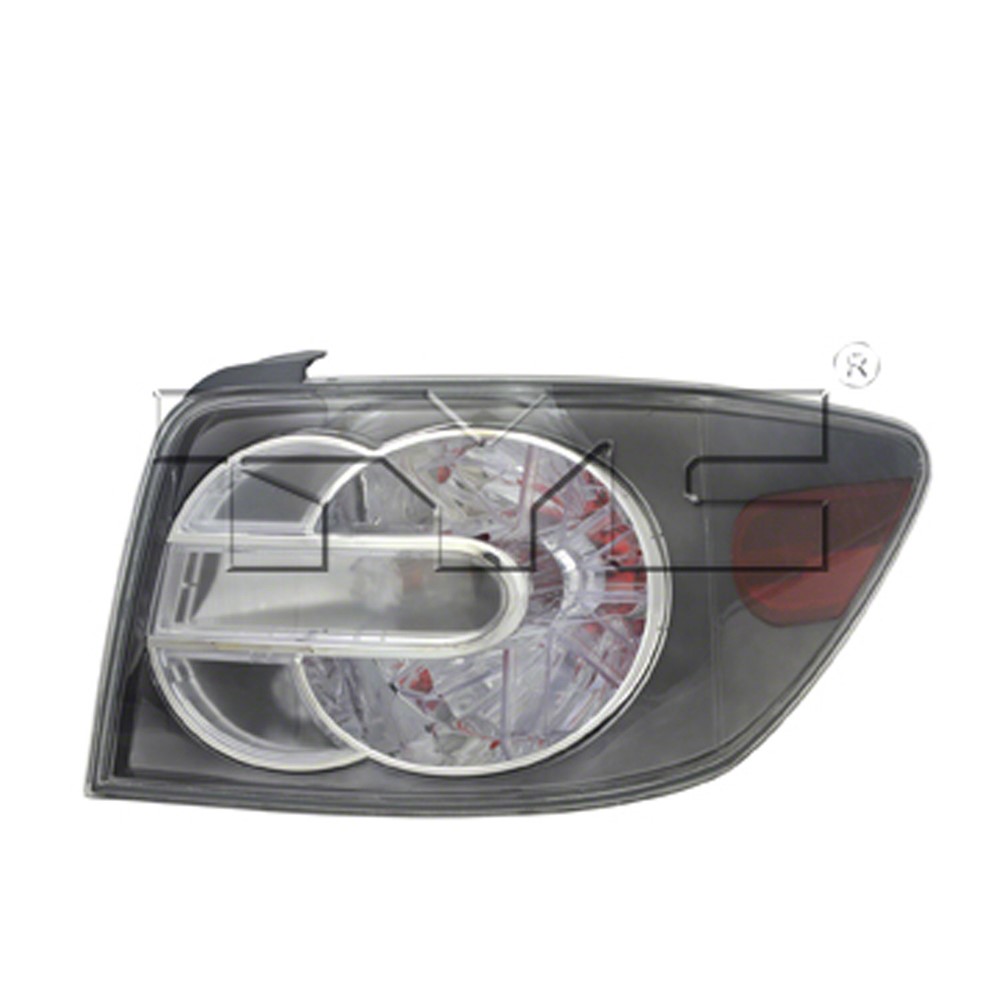 Right Passenger Side Tail Light For 07-09 Mazda CX-7; CAPA Certified