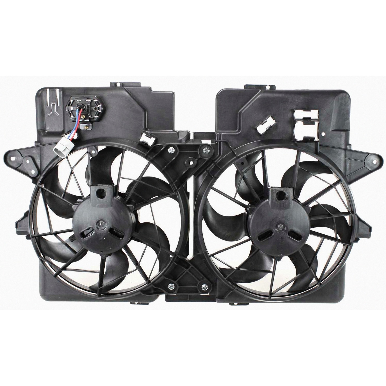 Dual Radiator And Condenser Fan Assembly For 01-04 Ford Escape, 01-04 Mazda Tribute