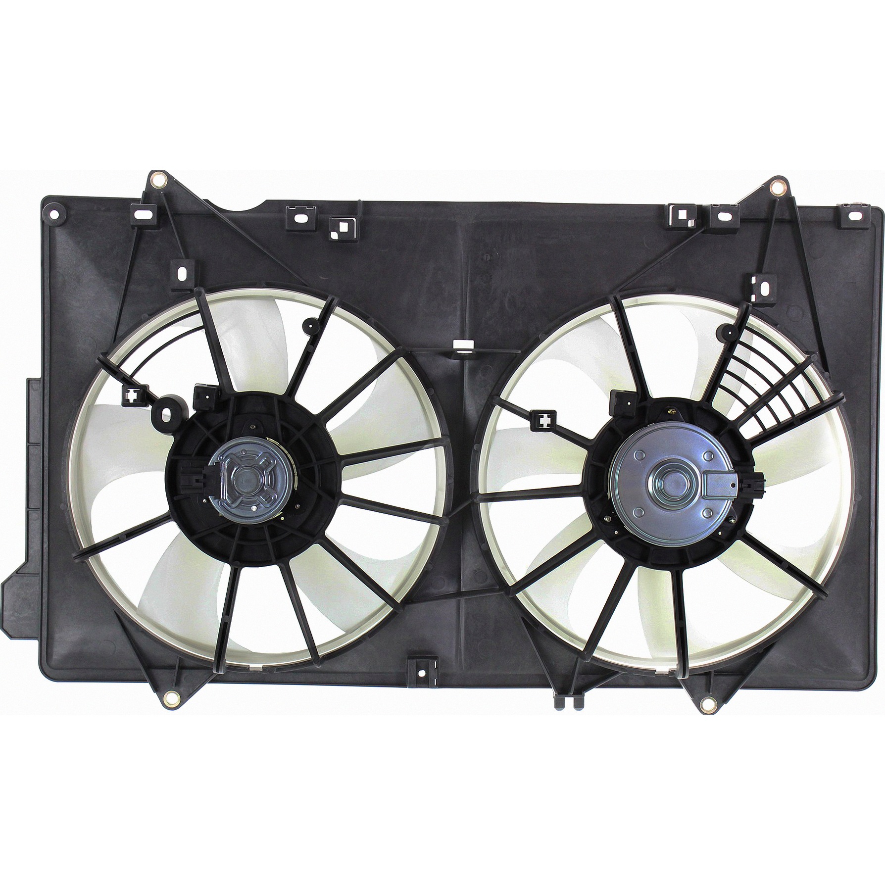 Dual Radiator And Condenser Fan Assembly For 13-18 Mazda CX-5