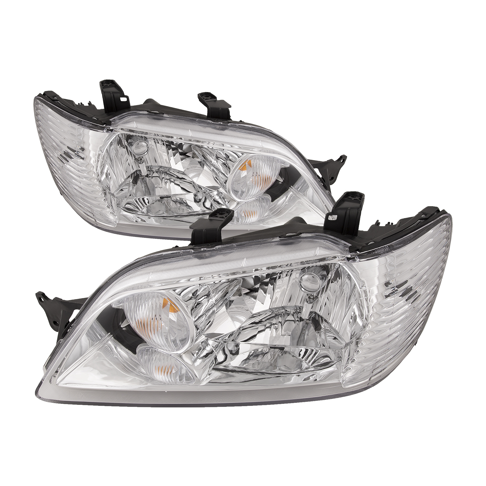 Headlight Set For 02-03 Mitsubishi Lancer