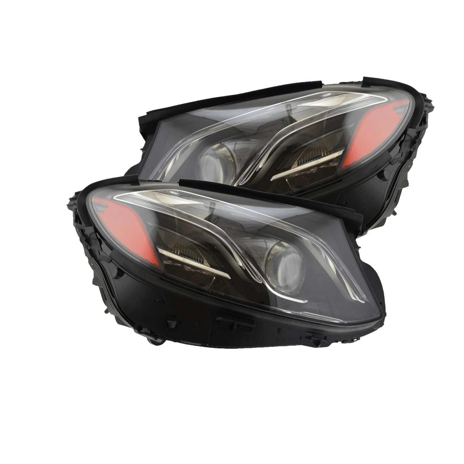 Headlight Set For 17-19 Mercedes-Benz E300, 20 Mercedes-Benz E350, 17-18 Mercedes-Benz E43 AMG