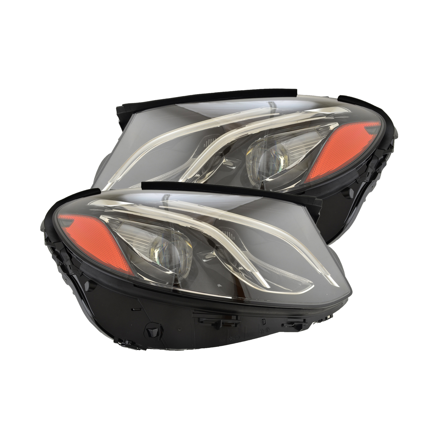 Headlight Set For 17-19 Mercedes-Benz E300, 20 Mercedes-Benz E350, 17-18 Mercedes-Benz E43 AMG