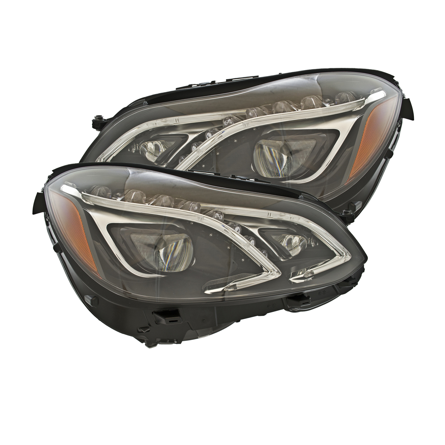 Headlight Set For 2014-2016 Mercedes-Benz