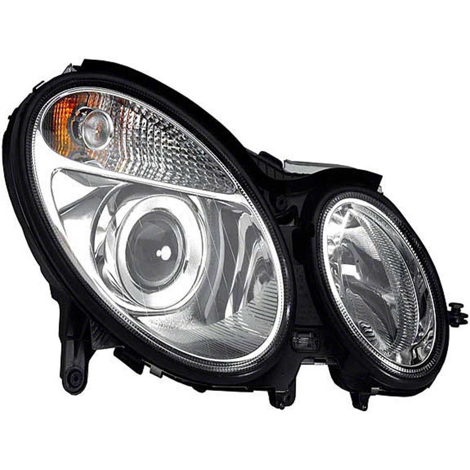 Right Passenger Side Headlight For 03-06 Mercedes-Benz E320, 03-06 Mercedes-Benz E500, 03-06 Mercedes-Benz E55 AMG