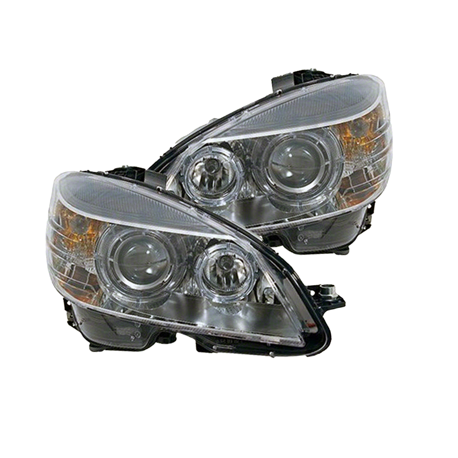 Headlight Set For 08-11 Mercedes-Benz C300, 08-11 Mercedes-Benz C350