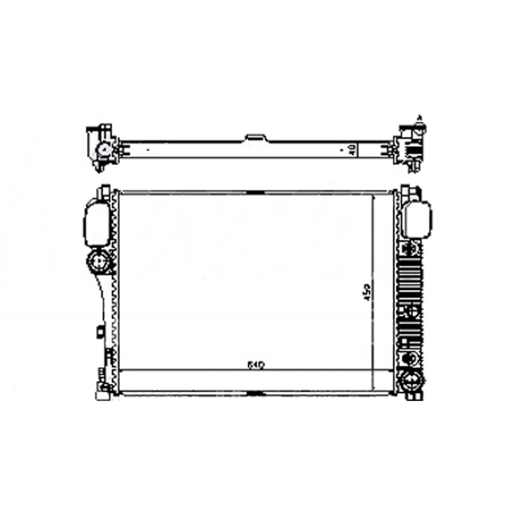 Radiator For 2007-2021 Mercedes-Benz