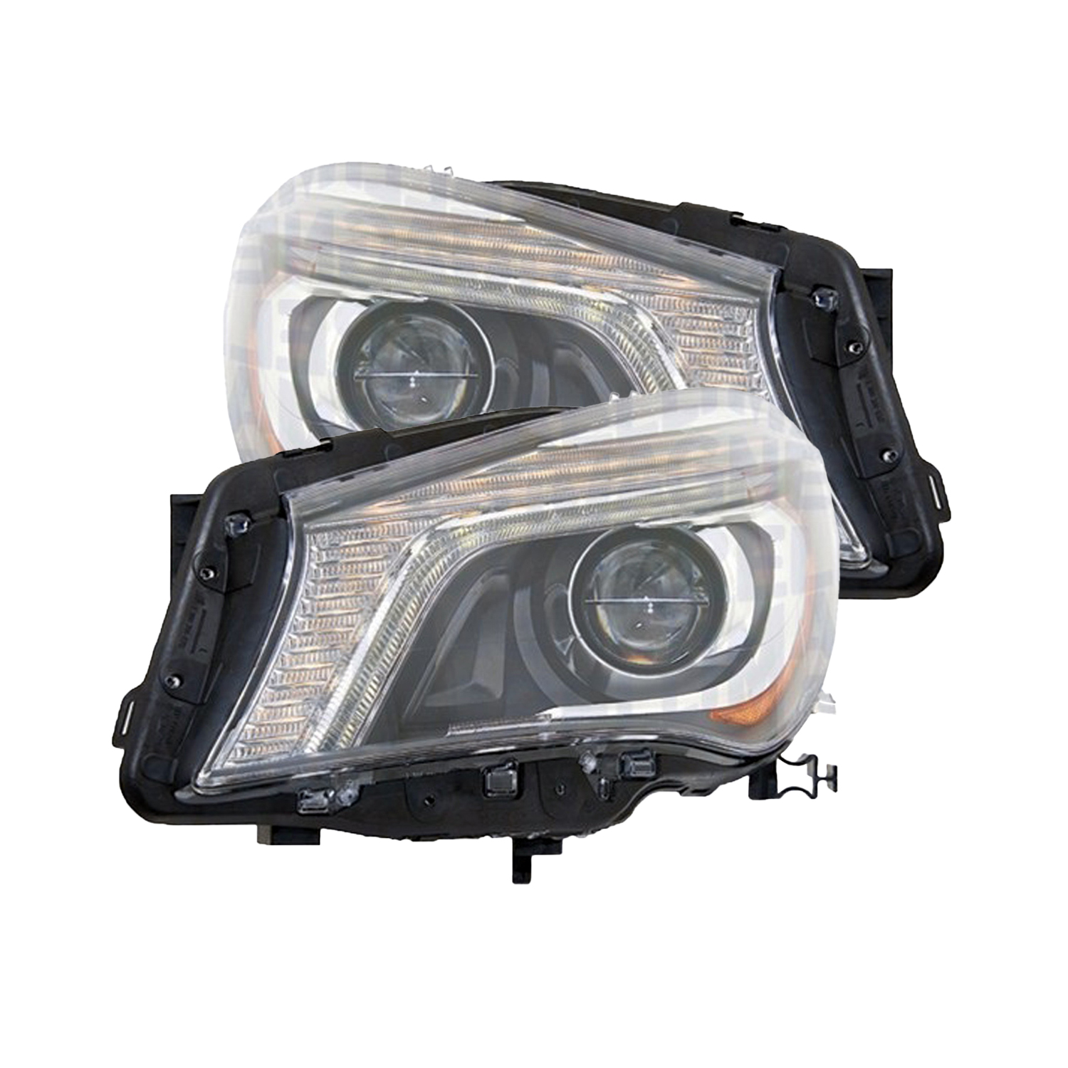 Headlight Set For 14-19 Mercedes-Benz CLA250, 14-19 Mercedes-Benz CLA45 AMG