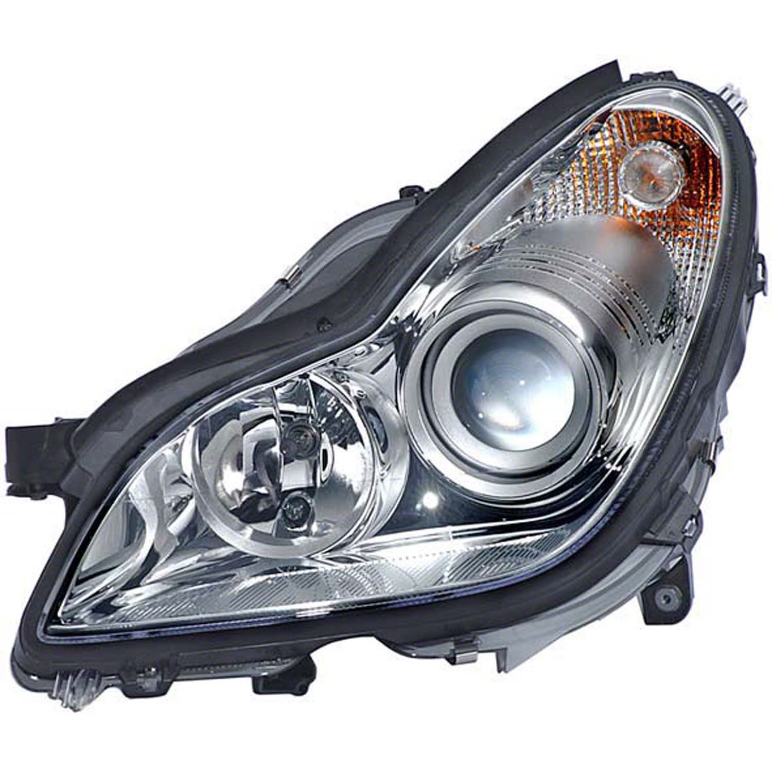 Left Driver Side Headlight For 06-11 Mercedes-Benz CLS500, 06-11 Mercedes-Benz CLS55 AMG, 07-11 Mercedes-Benz CLS550, 07-11 Mercedes-Benz CLS63 AMG
