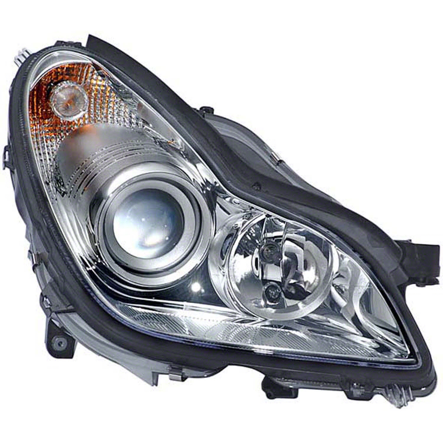 Right Passenger Side Headlight For 06-11 Mercedes-Benz CLS500, 06-11 Mercedes-Benz CLS55 AMG, 07-11 Mercedes-Benz CLS550, 07-11 Mercedes-Benz CLS63 AMG