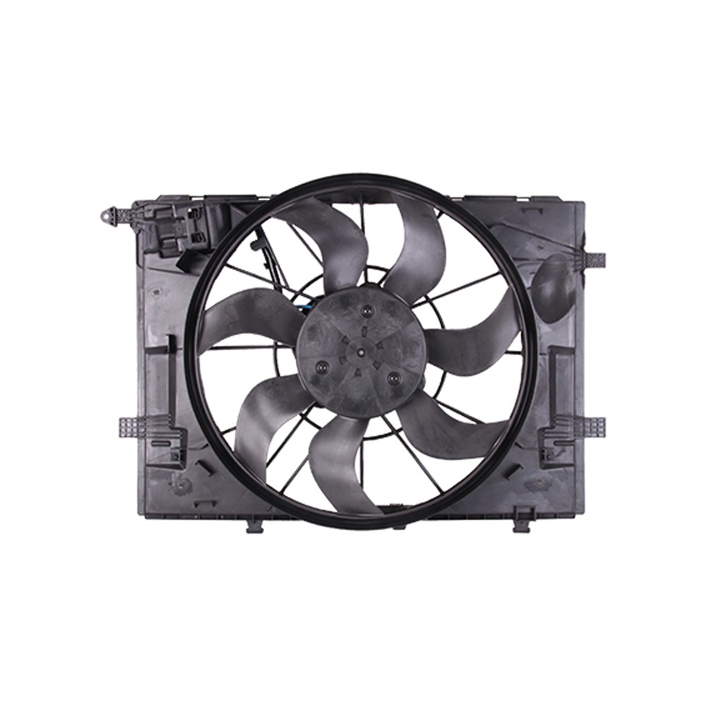Dual Radiator And Condenser Fan Assembly For 15-21 Mercedes-Benz C300, 15 Mercedes-Benz C400