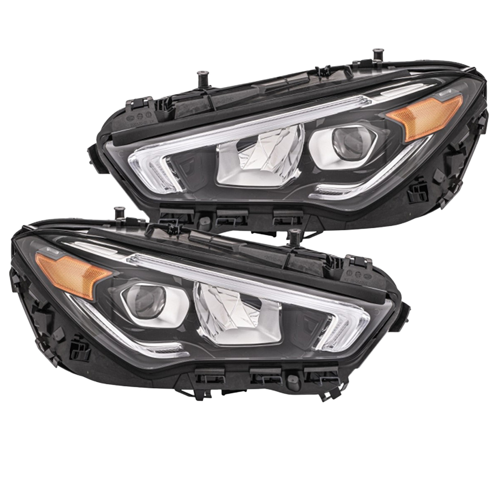Headlight Set For 20-23 Mercedes-Benz CLA250, 20-23 Mercedes-Benz CLA35 AMG, 20-23 Mercedes-Benz CLA45 AMG