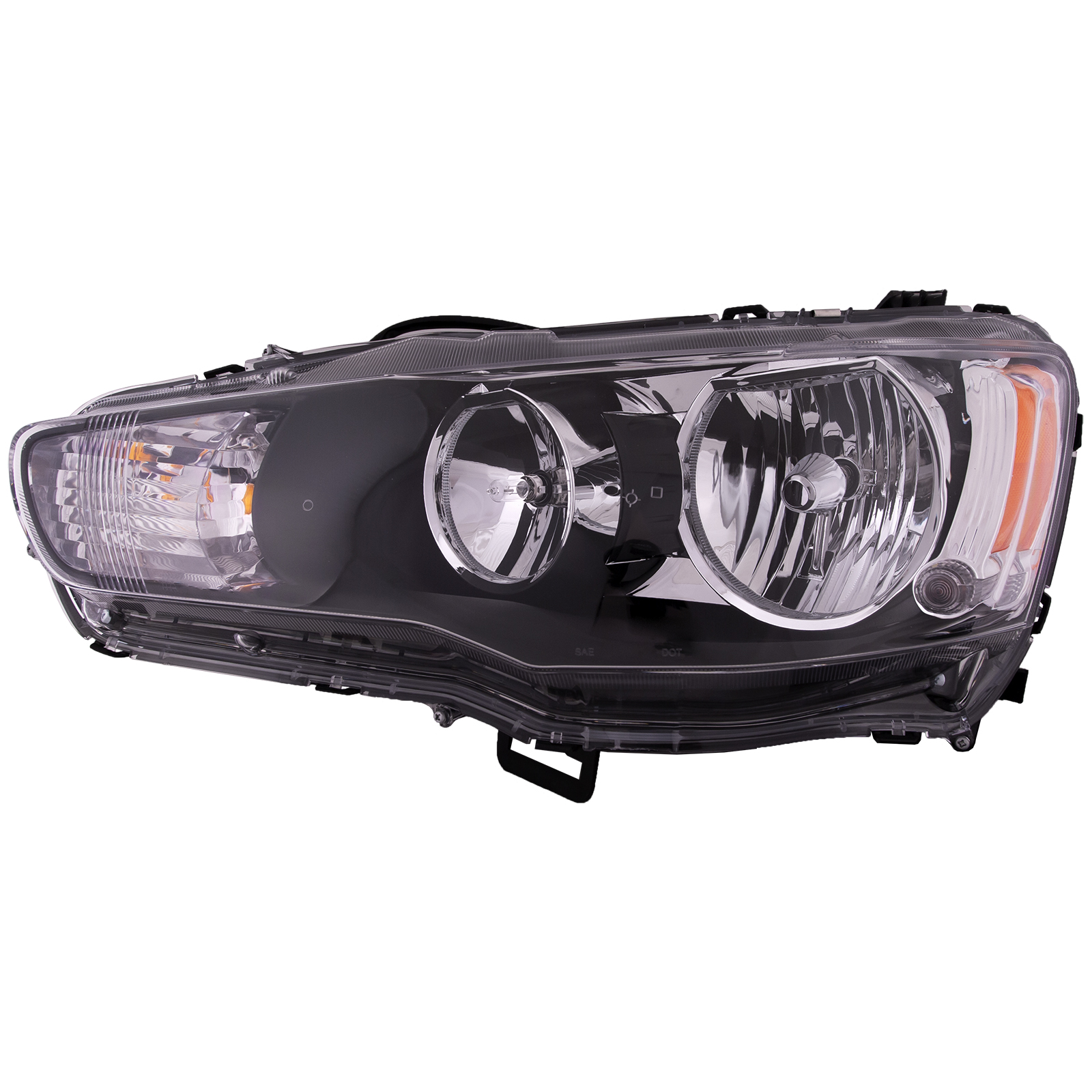 Left Driver Side Headlight For 09-17 Mitsubishi Lancer