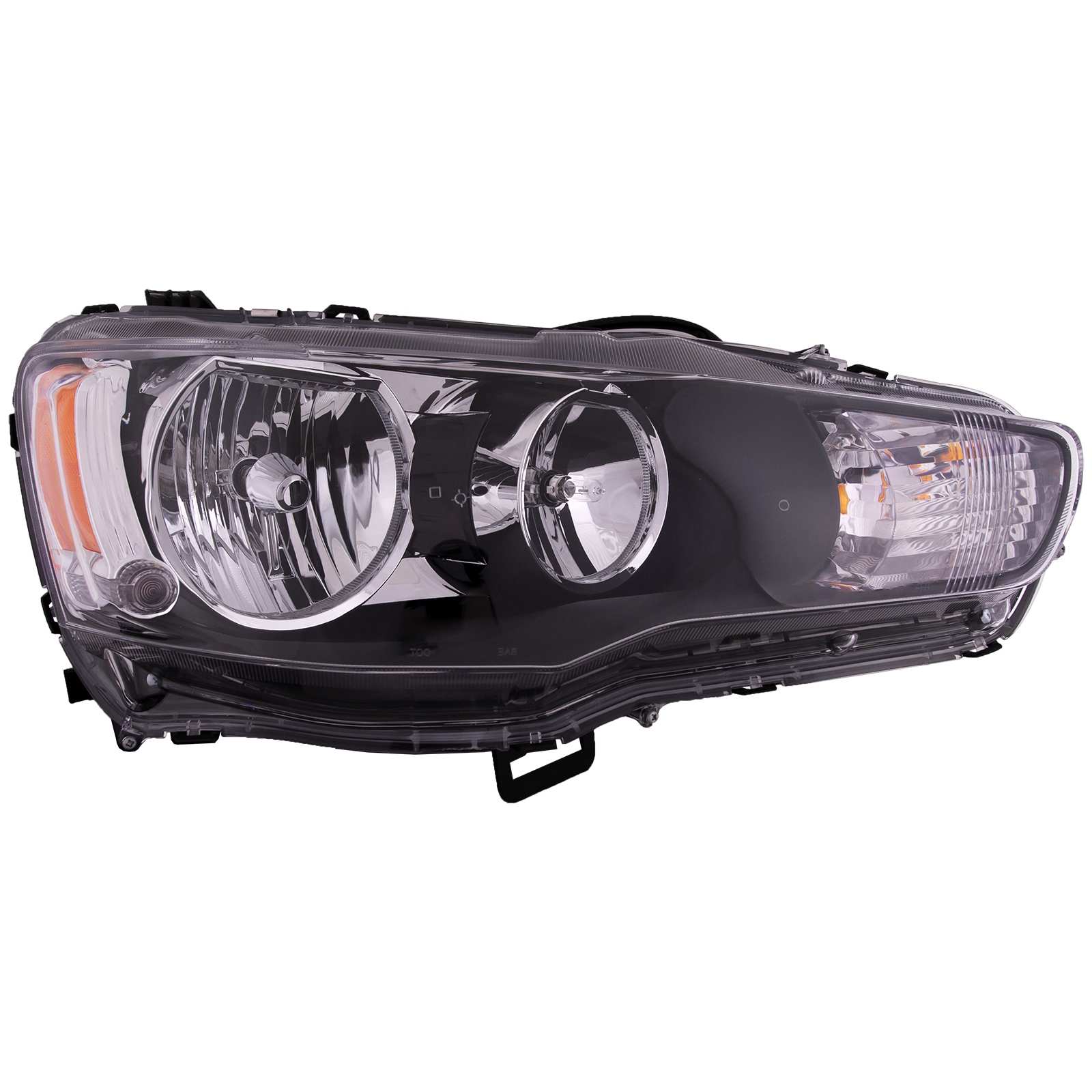 Right Passenger Side Headlight For 09-17 Mitsubishi Lancer