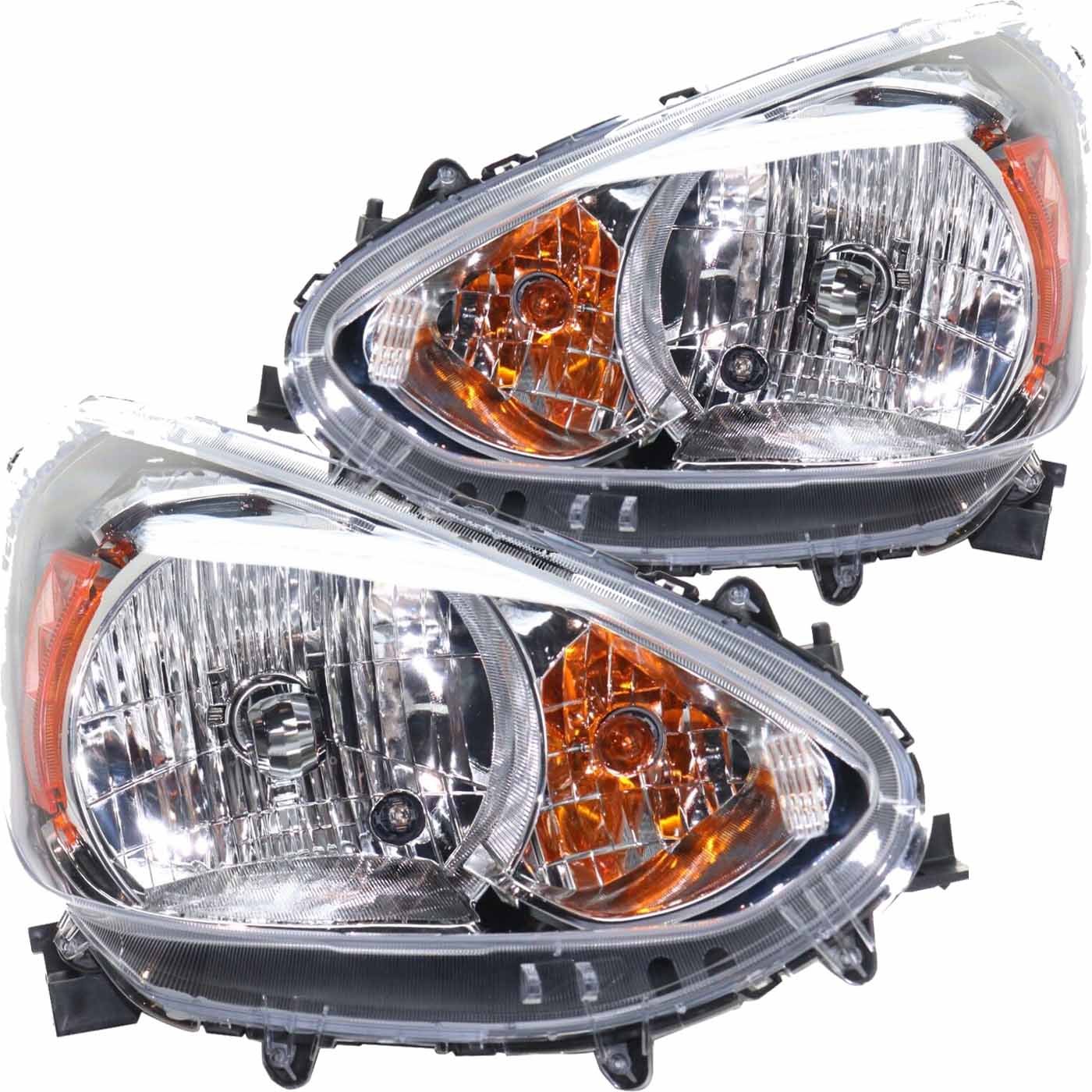 Headlight Set For 14-20 Mitsubishi Mirage
