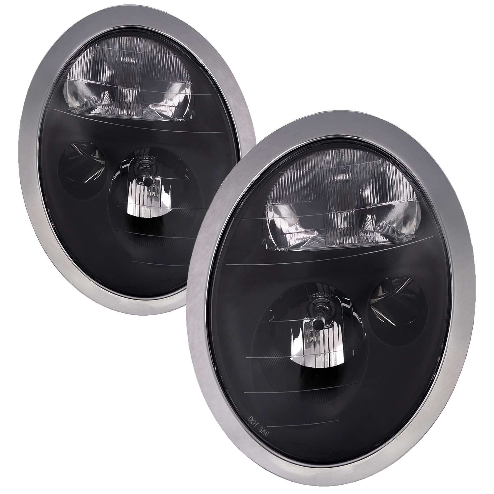 Headlight Set For 02-04 Mini Cooper