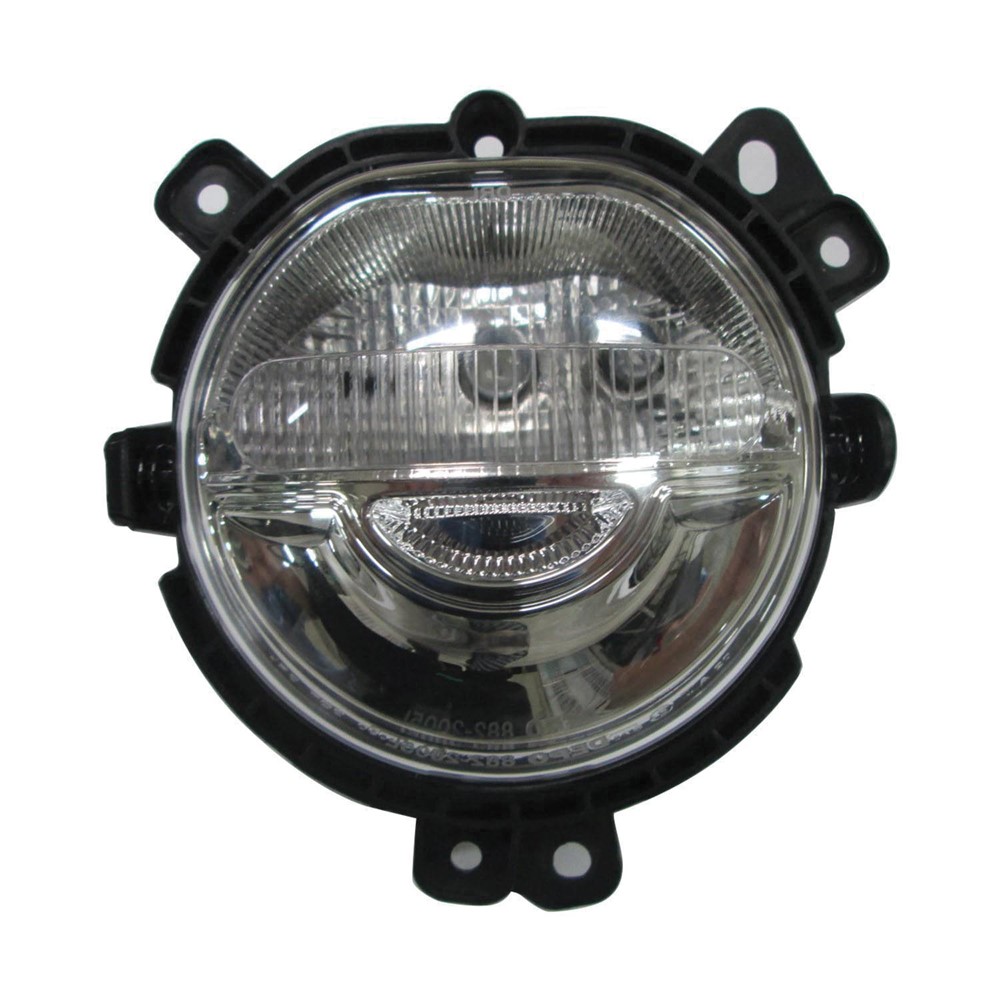 Right Passenger Side Daytime Running Light For 17-20 Mini Cooper Countryman; CAPA Certified