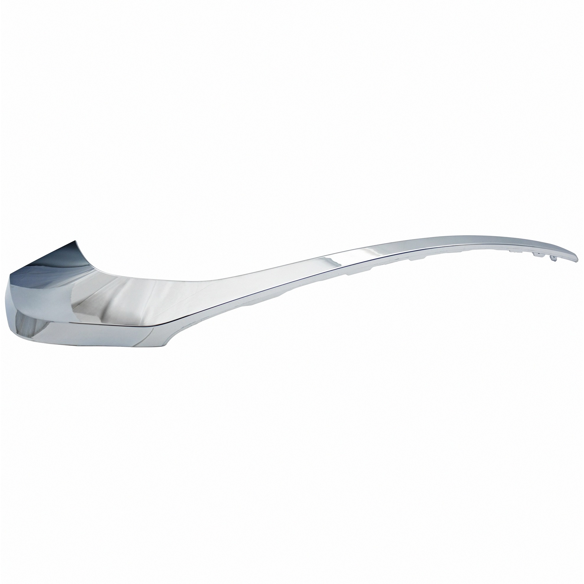 Right Passenger Side Front Upper Bumper Cover Molding For 22-24 Mitsubishi Outlander; CAPA Certified