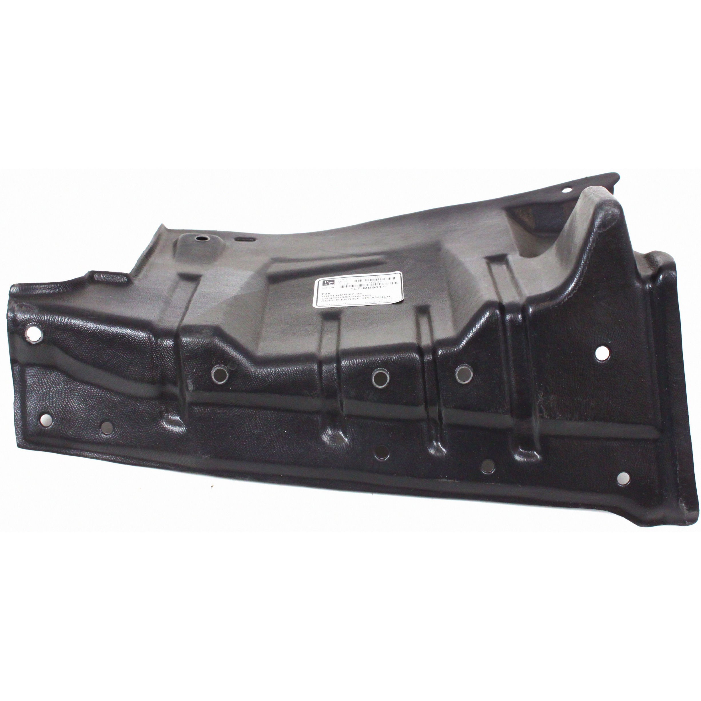 Left Driver Side Undercar Shield For 08-17 Mitsubishi Lancer, 08-13 Mitsubishi Outlander, 11-24 Mitsubishi Outlander Sport, 11-24 Mitsubishi RVR