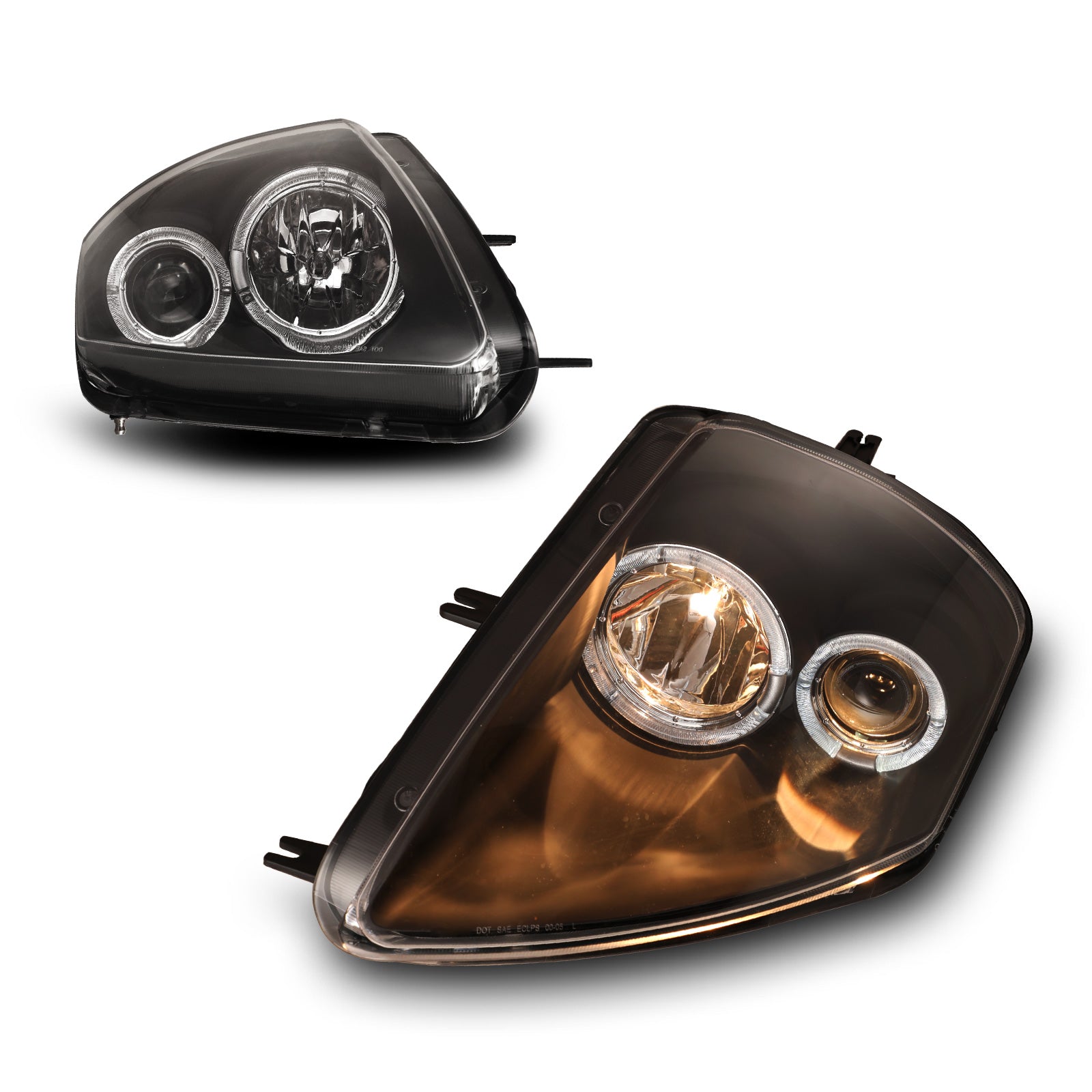 Headlight Set For 00-05 Mitsubishi Eclipse