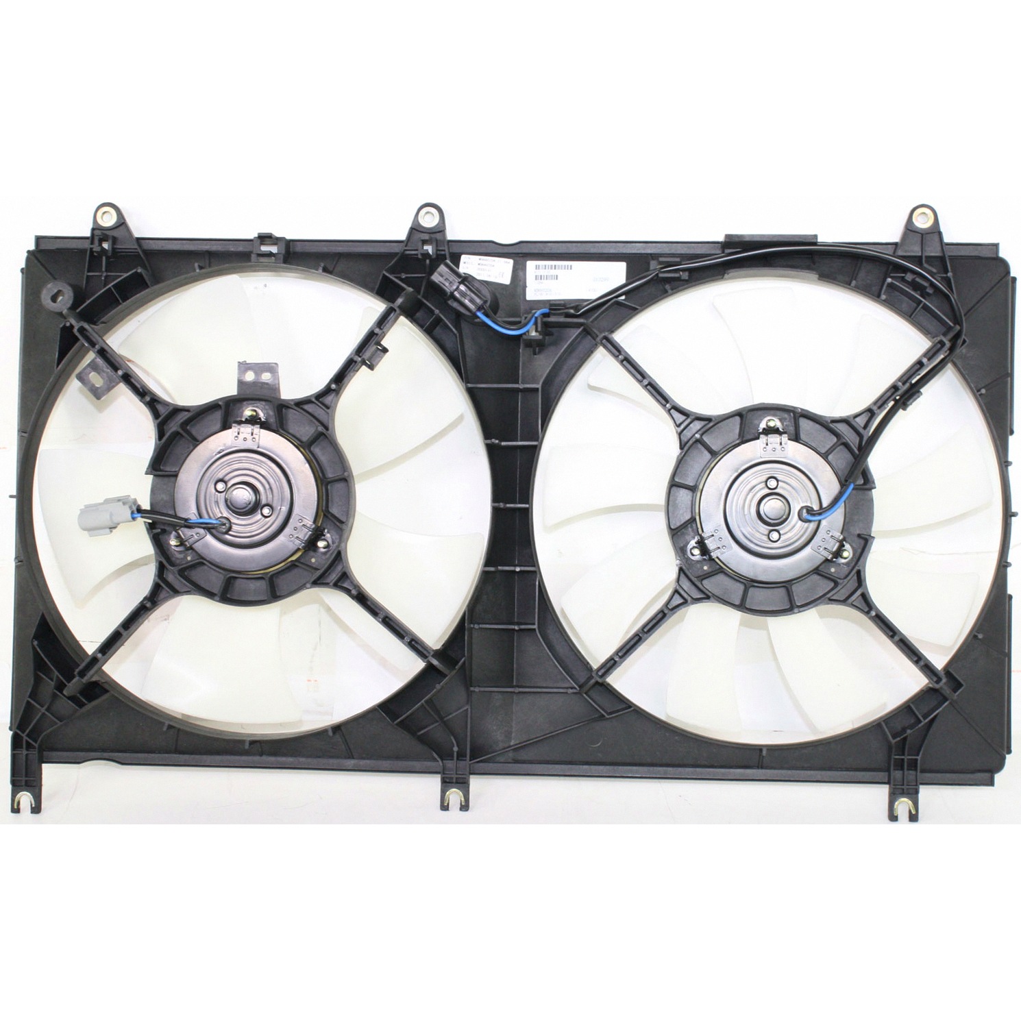 Dual Radiator And Condenser Fan Assembly For 04-12 Mitsubishi Galant