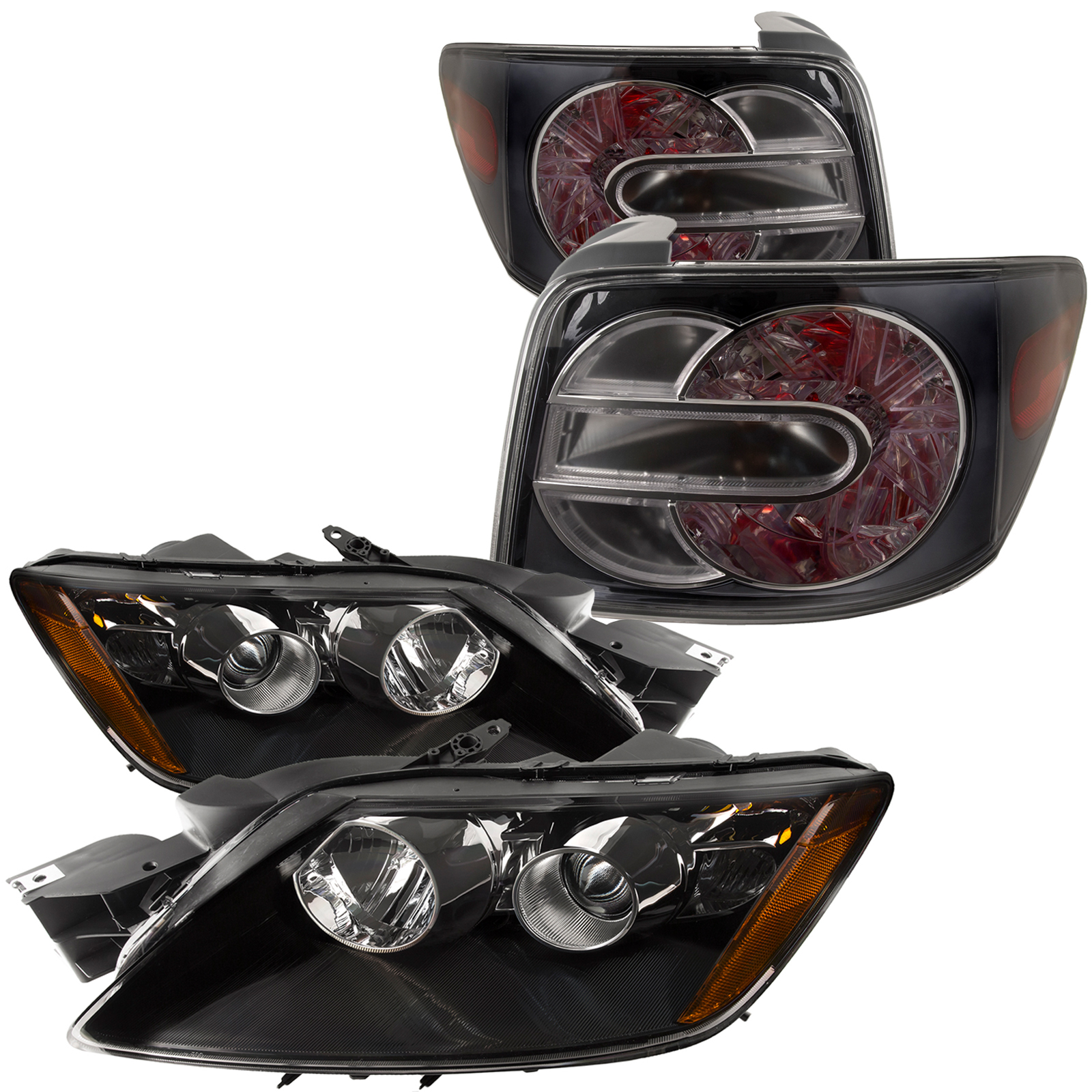 Headlight Set For 07-11 Mazda CX-7