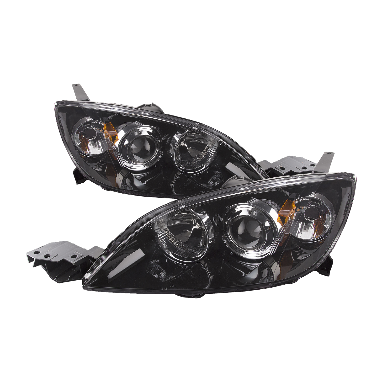 Headlight Set For 07-09 Mazda 3