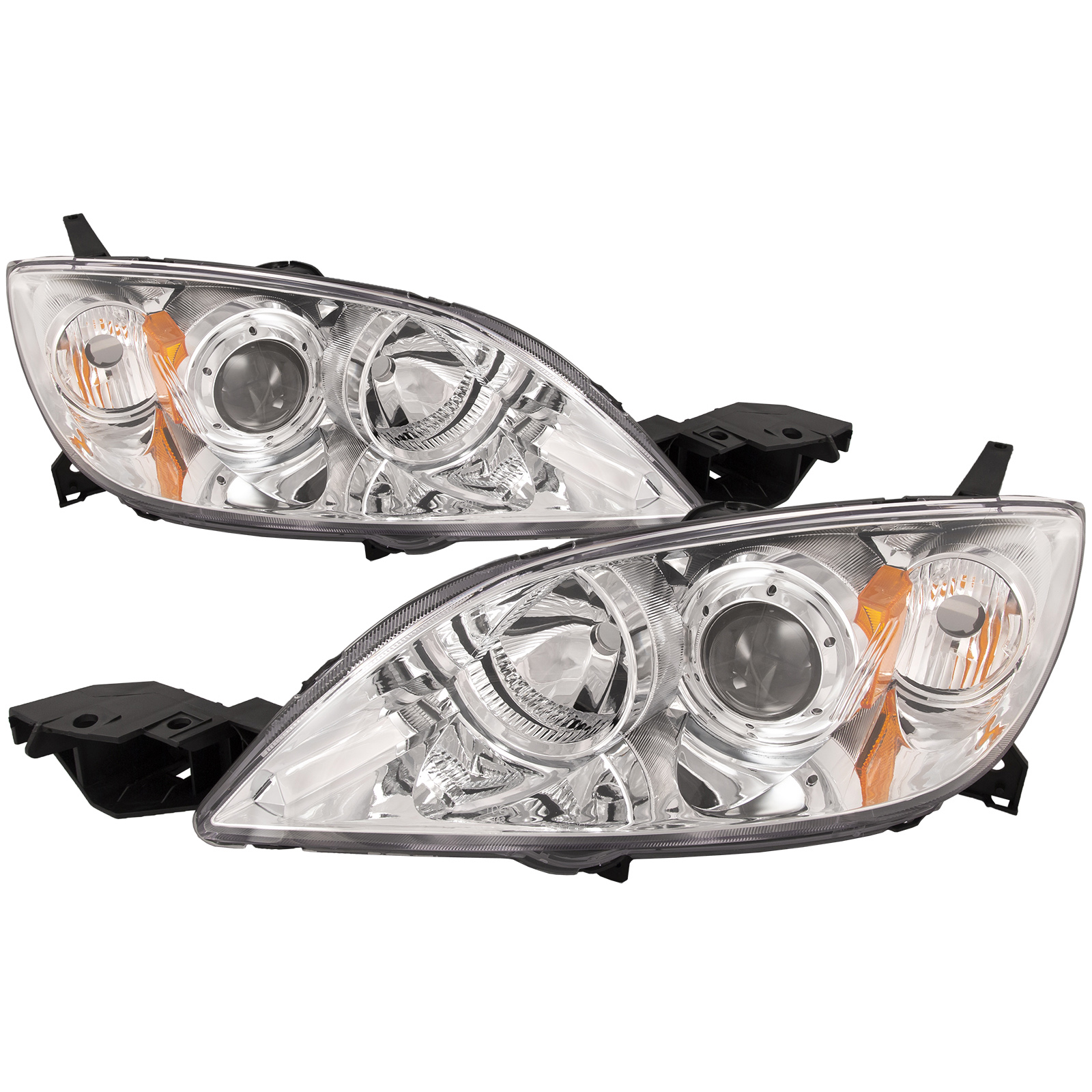 Headlight Set For 07-09 Mazda 3