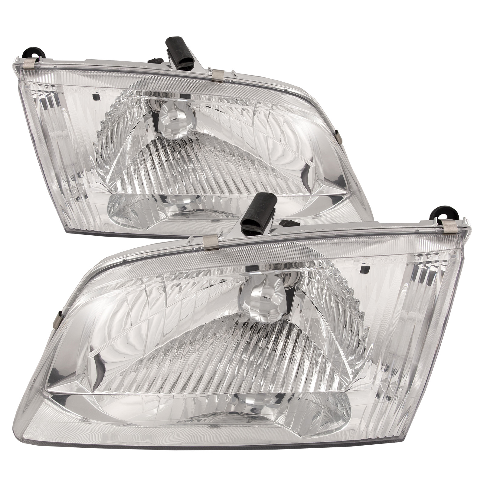 Headlight Set For 00-02 Mazda 626