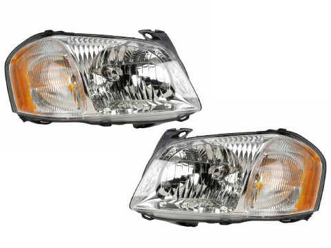 Headlight Set For 01-04 Mazda Tribute