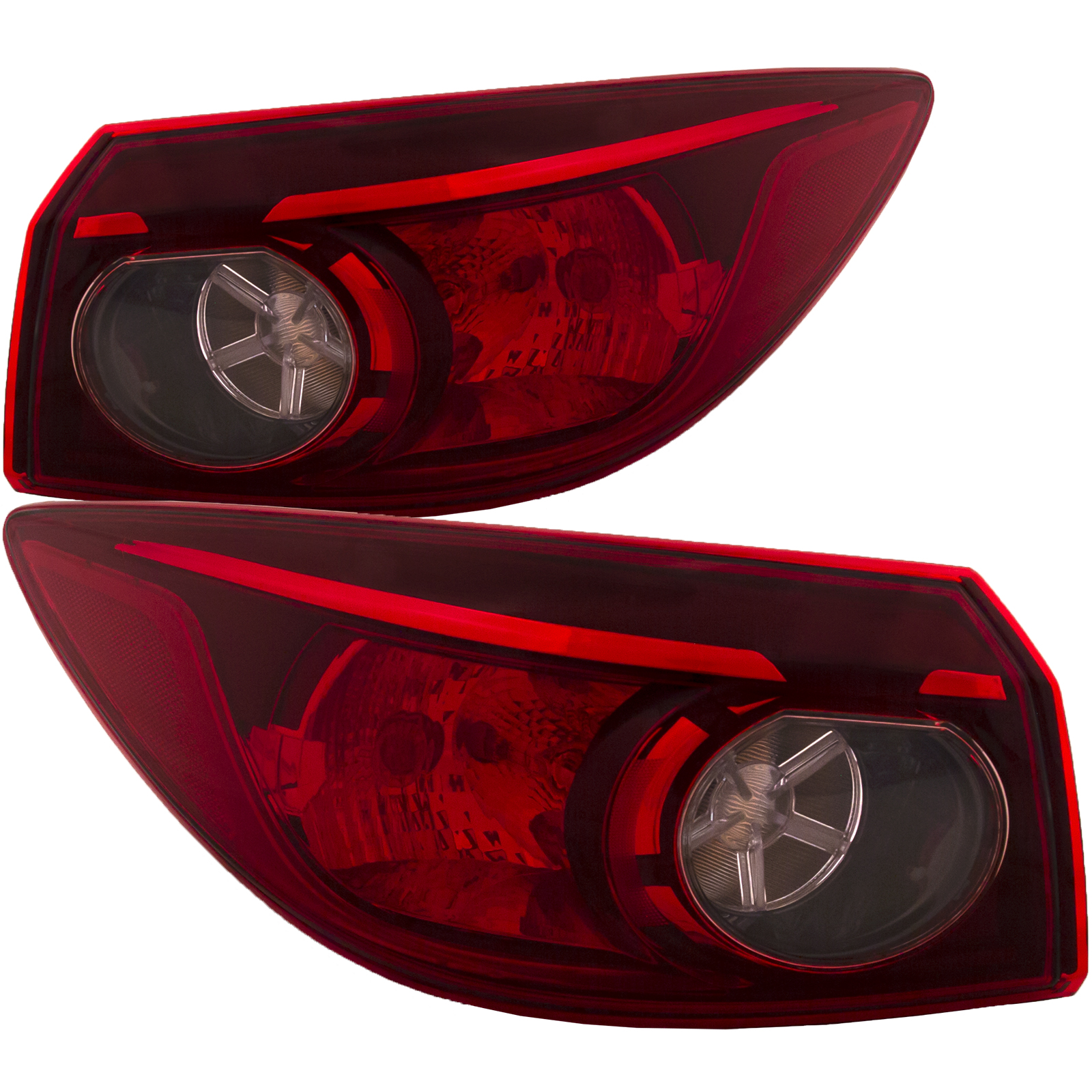 Tail Light Set For 14-18 Mazda 3