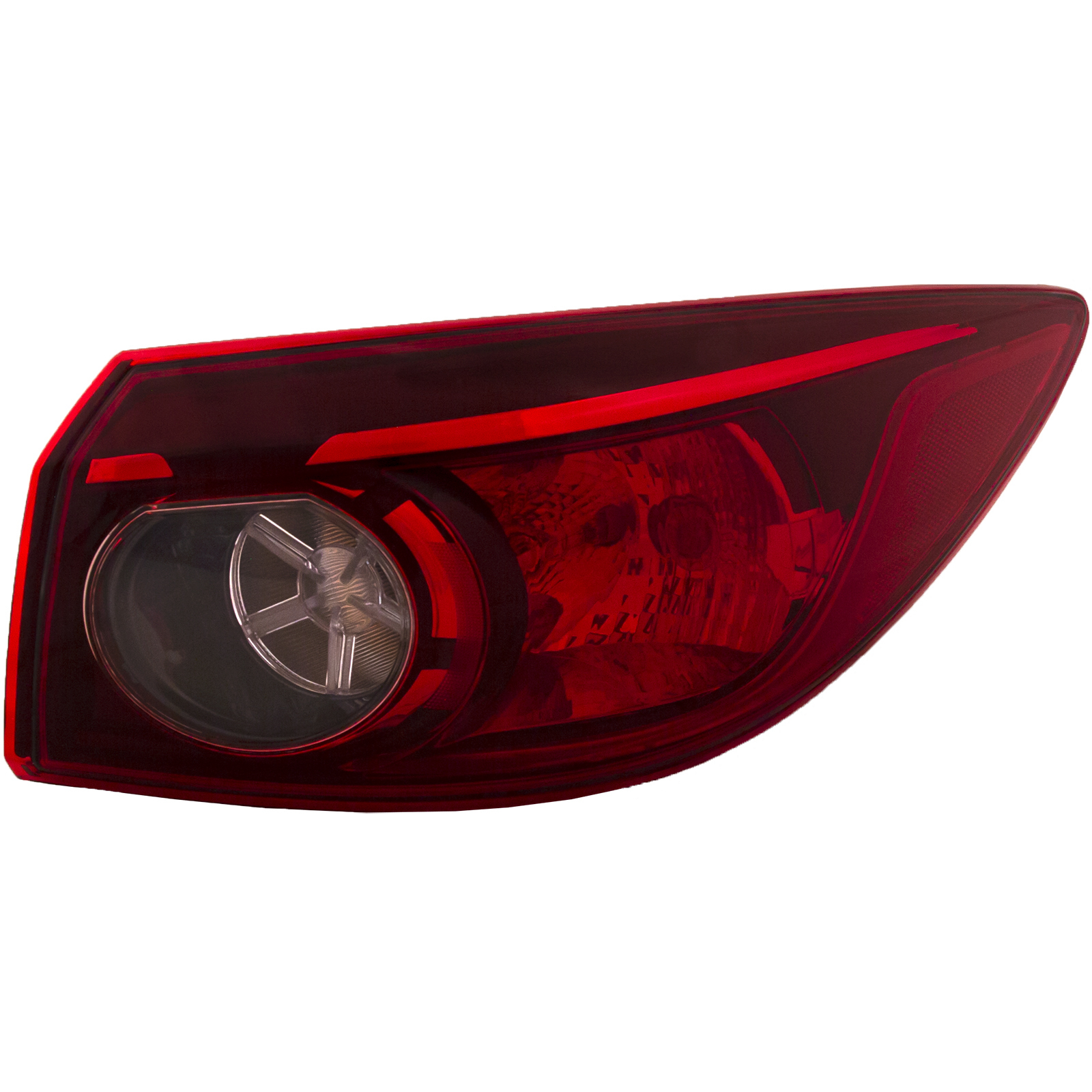 Right Passenger Side Tail Light For 14-18 Mazda 3