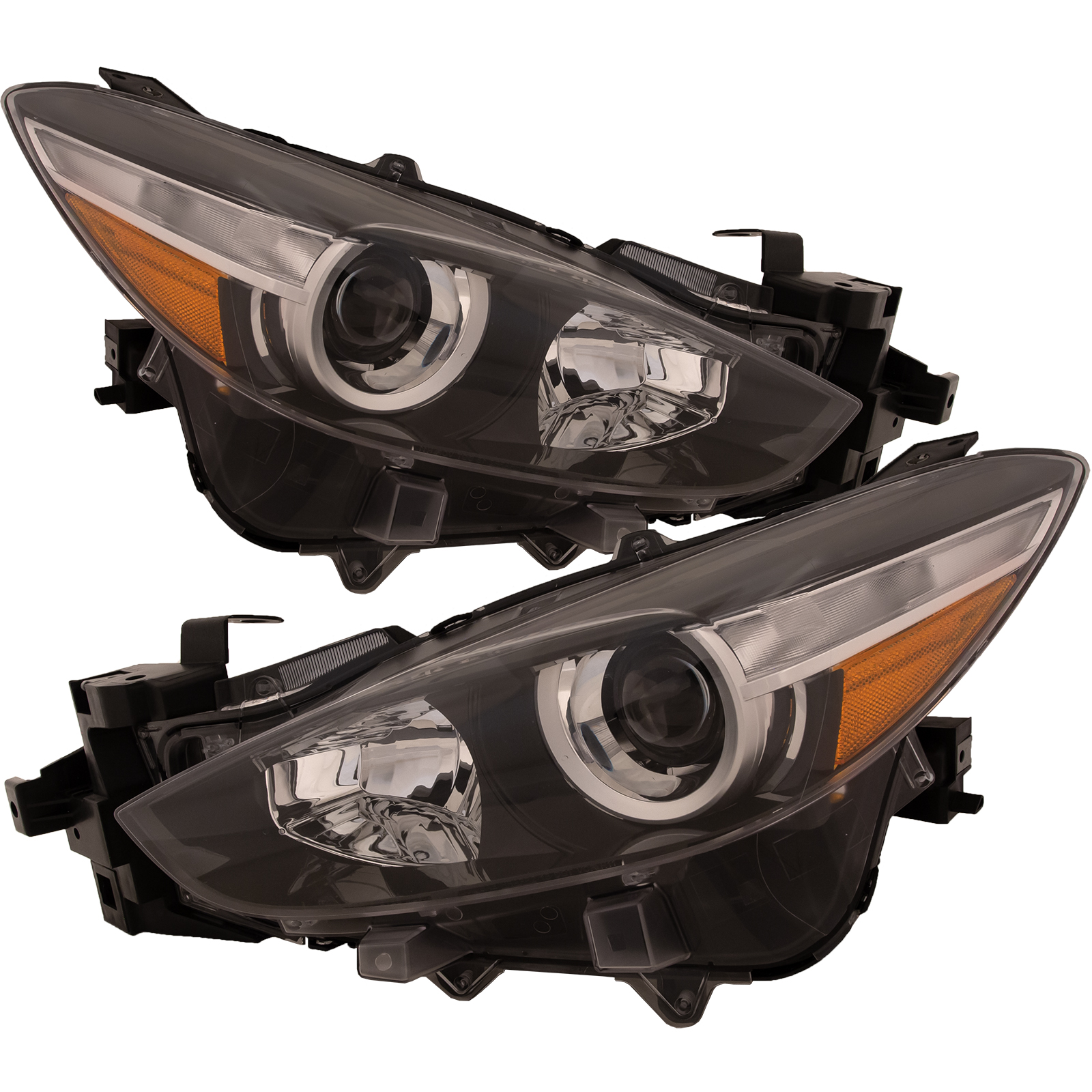 Headlight Set For 17-18 Mazda 3
