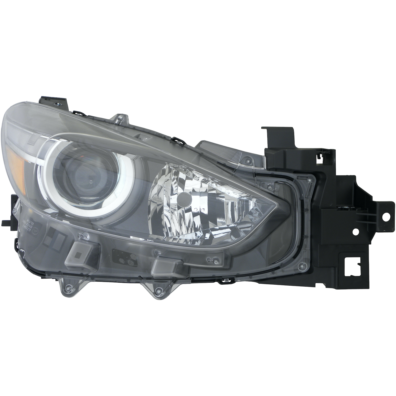 Right Passenger Side Headlight For 17-18 Mazda 3; CAPA Certified