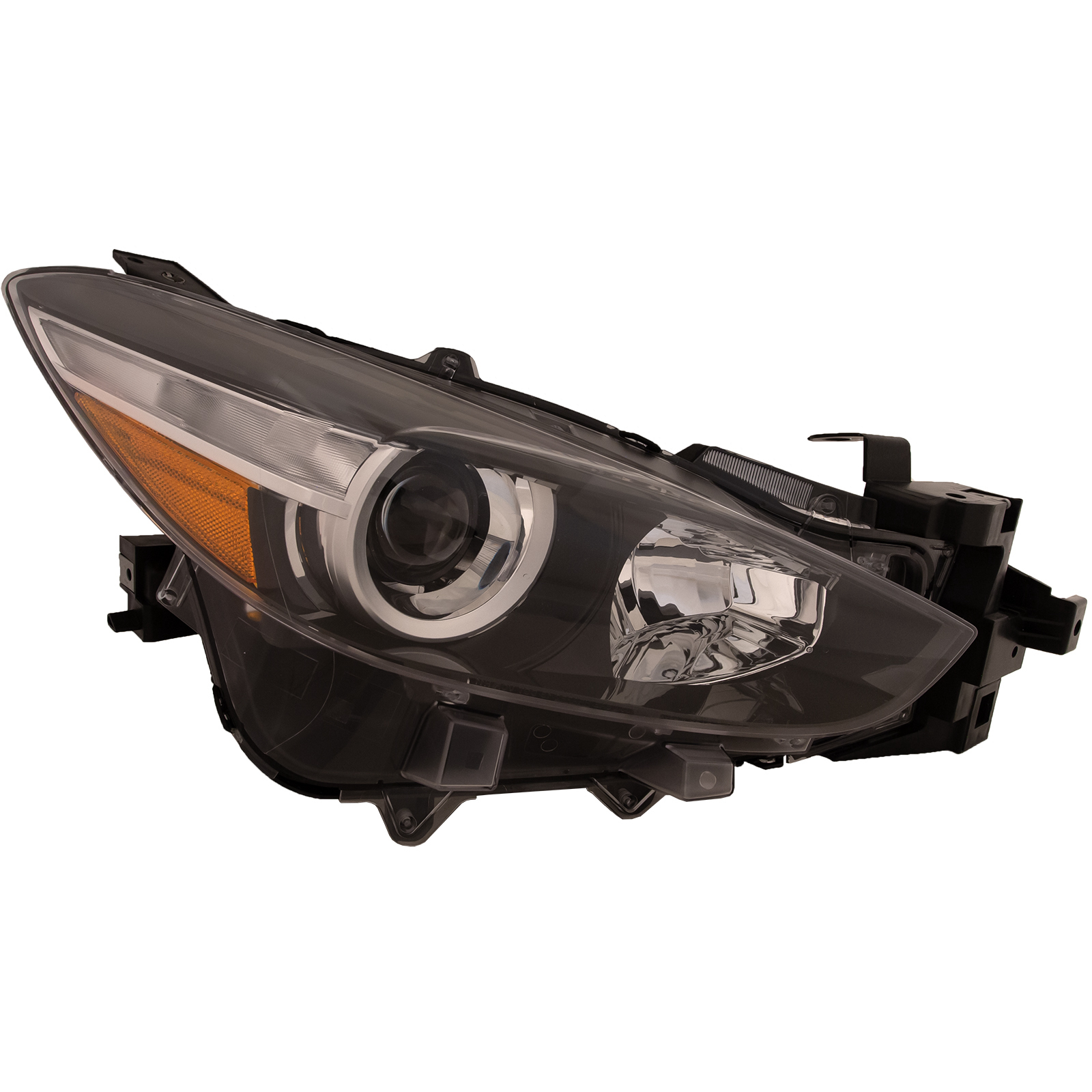 Right Passenger Side Headlight For 17-18 Mazda 3