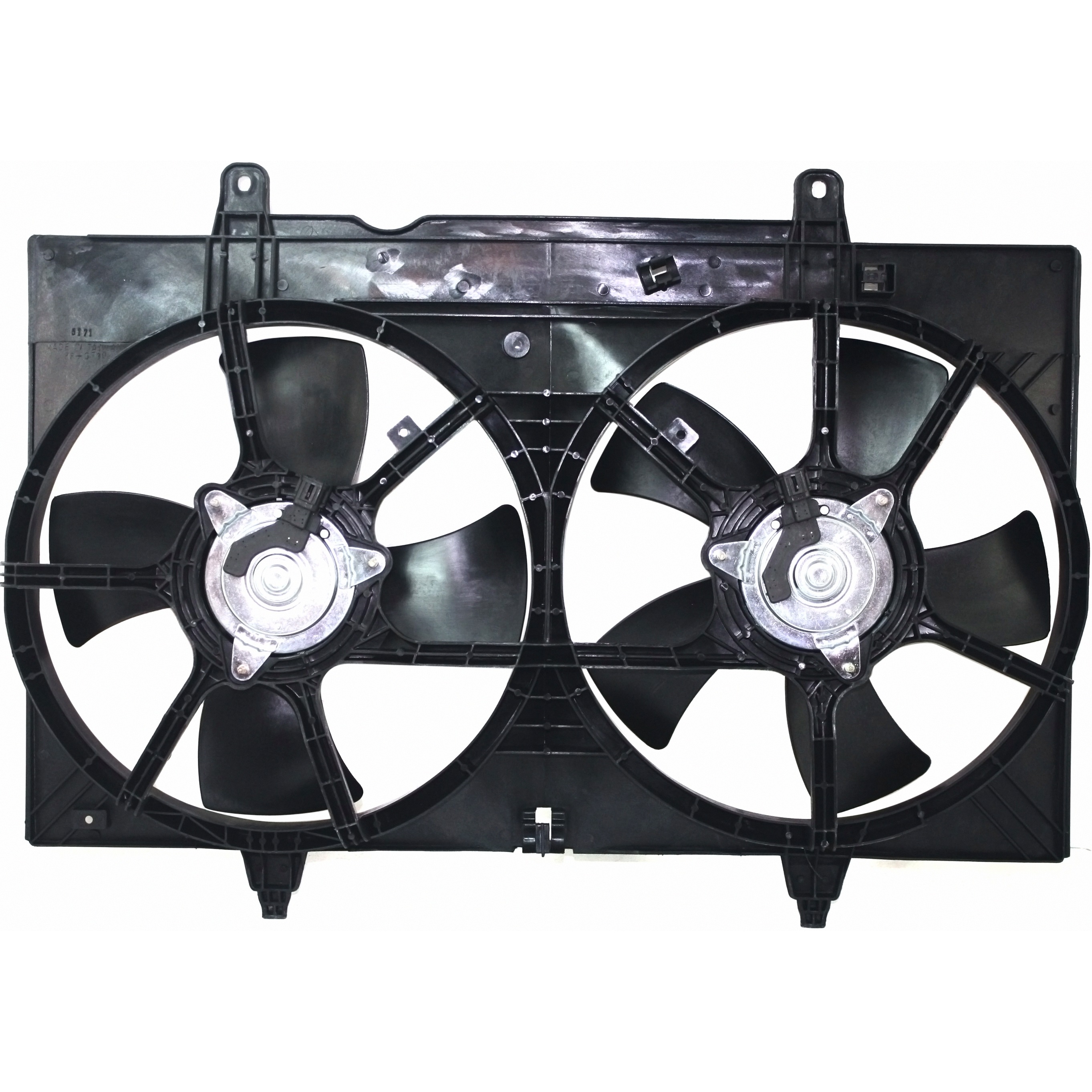 Dual Radiator And Condenser Fan Assembly For 04-08 Nissan Quest