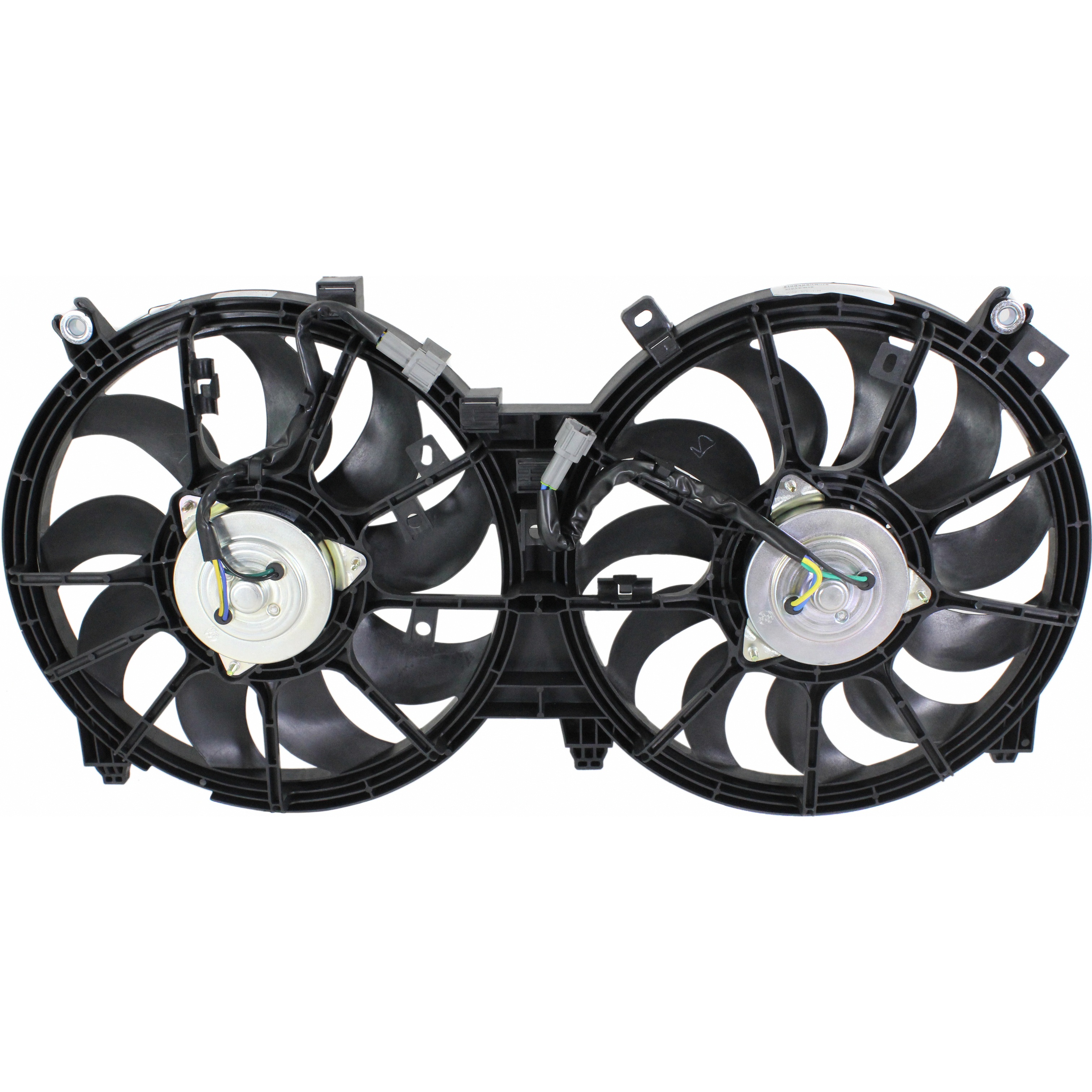 Dual Radiator And Condenser Fan Assembly For 09-14 Nissan Maxima
